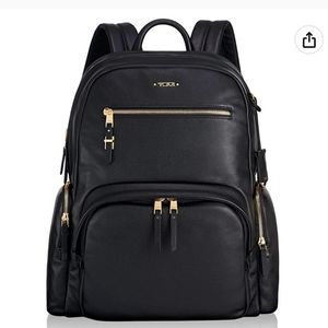 Like New Tumi Voyageur Leather Carson Backpack